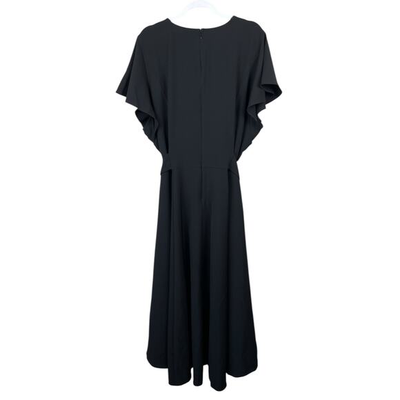 Lane Bryant Black Lena Midi Dress Size 28 Wedding Guest Party Night Out NWT - Picture 7 of 11